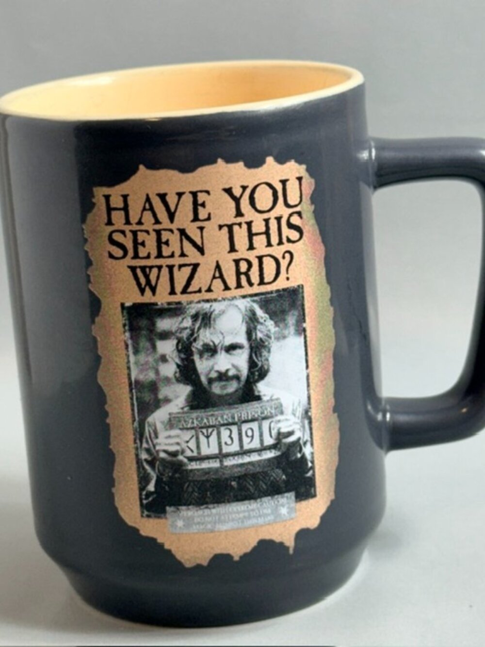 Harry Potter Coffee Mug Serious Black Cup Prisoner Azkaban Universal Studios WB
